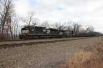NS 1218 and 9771 take train 593 past MP116
